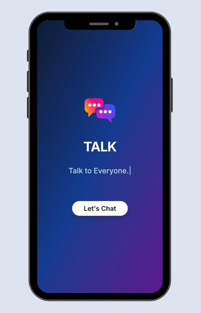 Talk App Screenshot